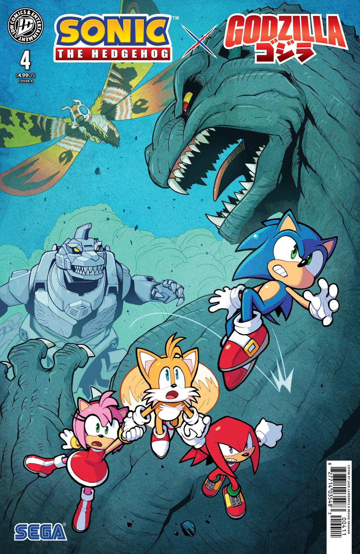 Sonic the Hedgehog x Godzilla #4 (Pre-Order)