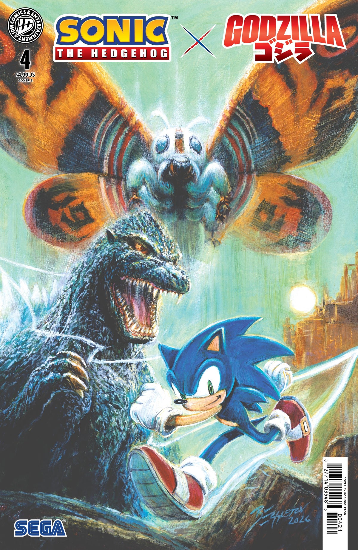 Sonic the Hedgehog x Godzilla #4 (Pre-Order)