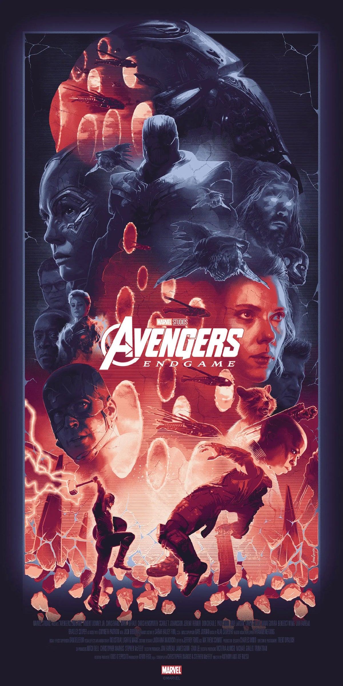 John Guydo "Avengers Infinity Saga" Set (Timed Edition)